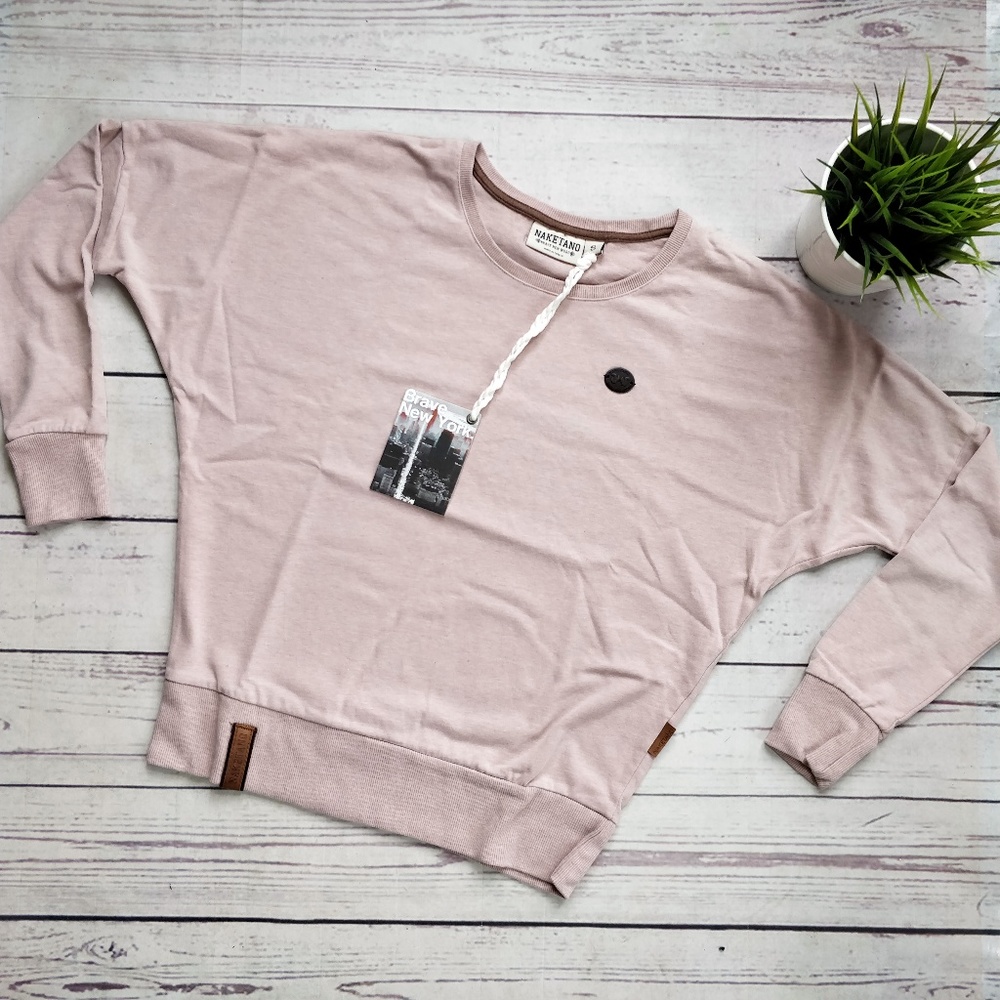 NWT NAKETANO Analbella Dropped Shoulder Sweatshirt